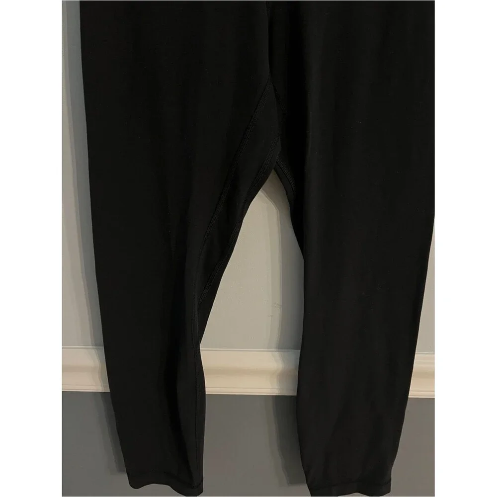 Lululemon Align High Rise Cropped Athletic Leggings Black 24” Yoga Athletic